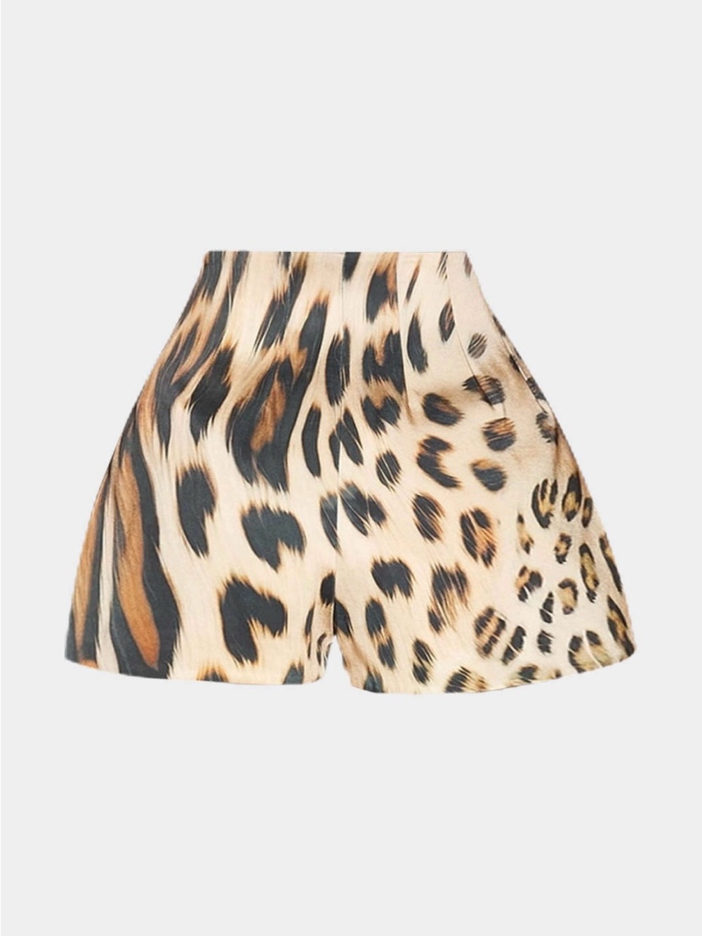 Micas *NWT* High-Waist Leopard Print Shorts Size M